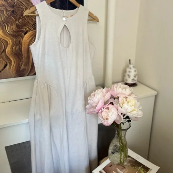 Camila Coelho Dresses | Camila Coelho Sleevless White Dress | Color: Cream/White | Size: 6 | Sofiafernand236's Closet